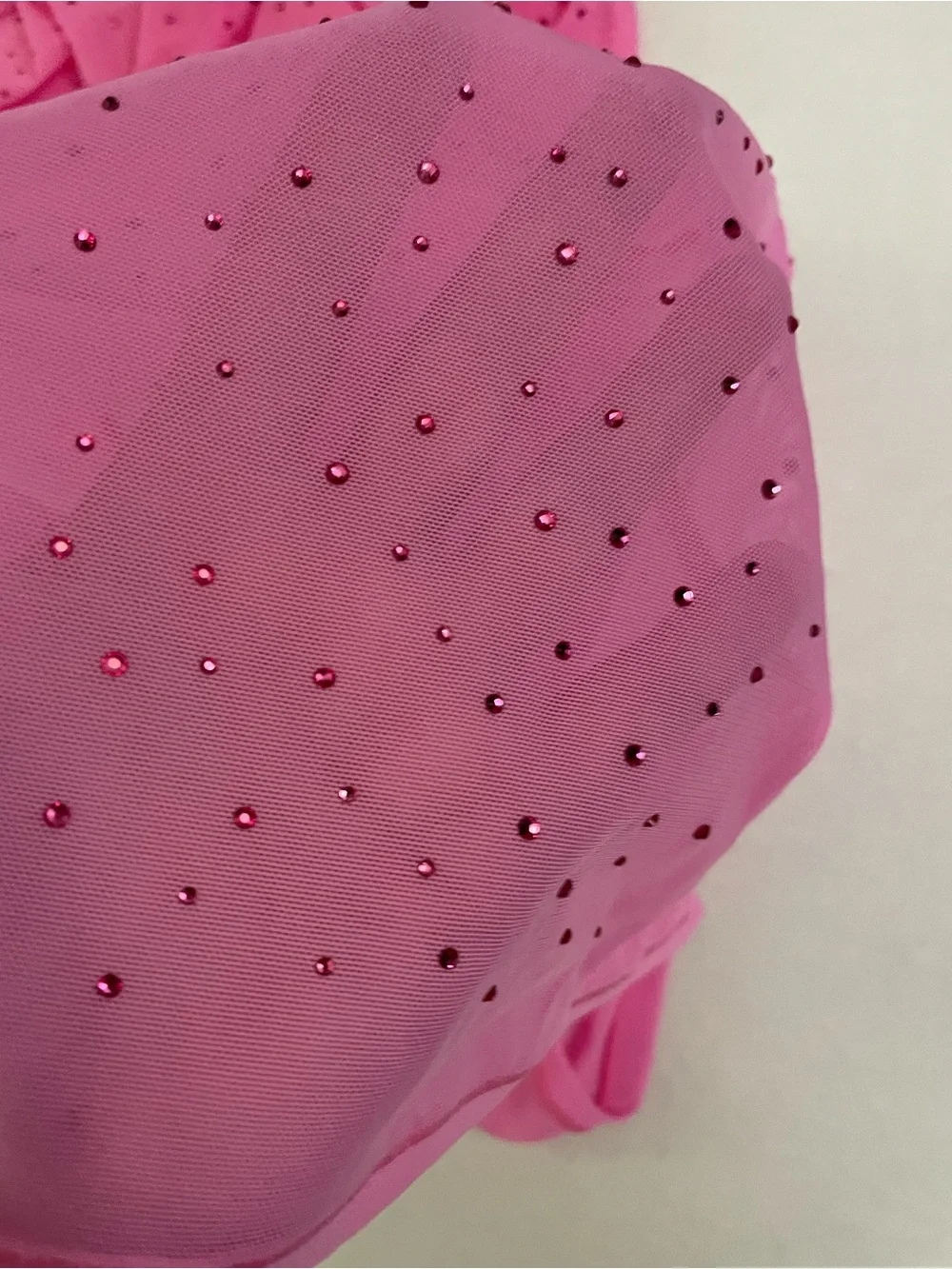 Skims NWT Mesh Rhinestone Swim Cover Up Pants Taffy Pink Size 3X